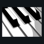 Klaviertastatur Pop Art Print Poster<br><div class="desc">Klaviertastatur Pop Art Print</div>