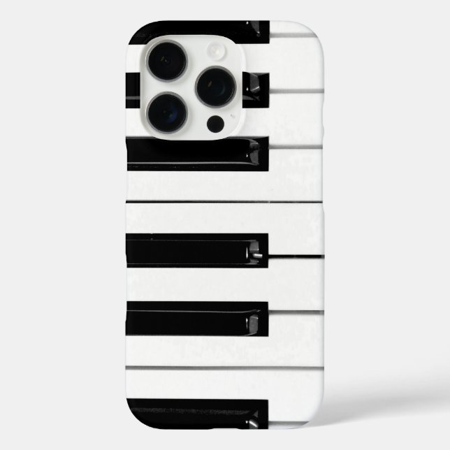 Klaviertasten Case-Mate iPhone Hülle (Rückseite)