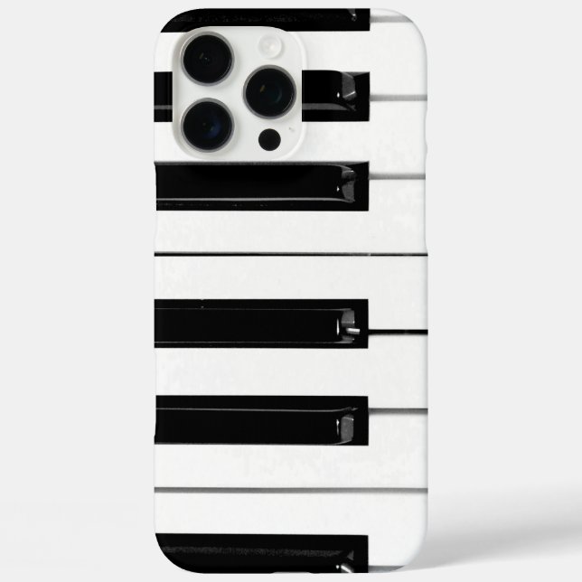 Klaviertasten Case-Mate iPhone Hülle (Rückseite)