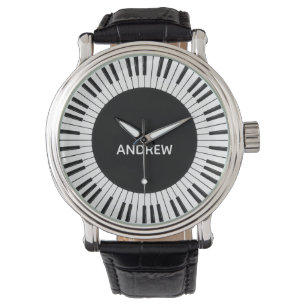 Klaviertasten Design Armbanduhr