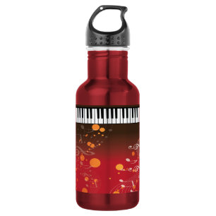 Klaviertasten Edelstahlflasche