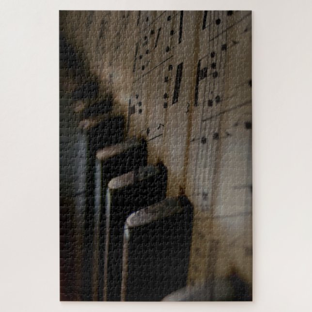 Klaviertasten für antike Musik Puzzle (Vertikal)