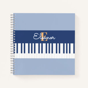 Klaviertasten Musikalische Tastatur Musikliebhaber Notizbuch
