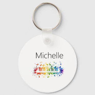 Klaviertasten-Schlüsselanhänger für Kinder, Pianis Schlüsselanhänger