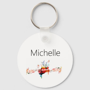 Klaviertasten-Schlüsselanhänger für Kinder, Pianis Schlüsselanhänger