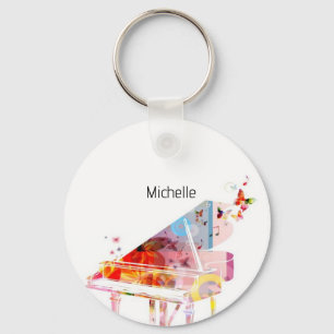 Klaviertasten-Schlüsselanhänger für Kinder, Pianis Schlüsselanhänger