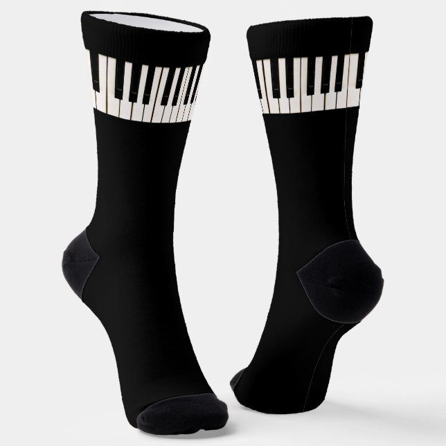 Klaviertasten  socken (Gewinkelt)
