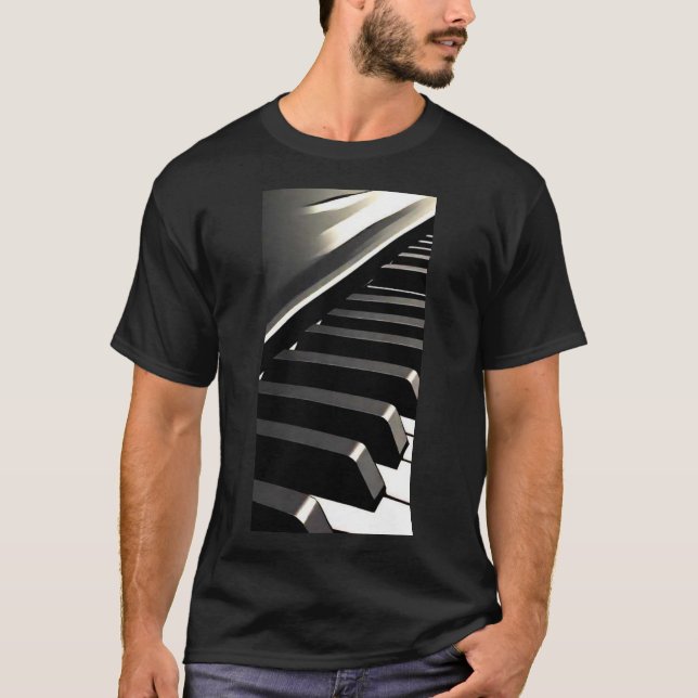 KLAVIERTASTEN  T-Shirt (Vorderseite)