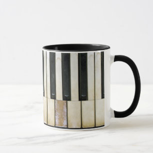 Klaviertasten Tasse