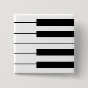 Klaviertasten zum Thema Musik Button
