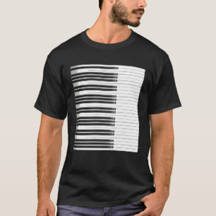 Klaviertee Keyboard Music Piano Schlüssel für Klav T-Shirt