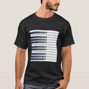 Klaviertee Klaviertasten Klaviertasten für Piano-L T-Shirt
