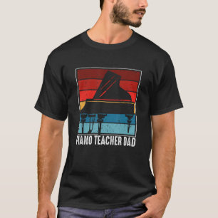 Klaviervater Klaviermann Pianist Keyboarder Musike T-Shirt
