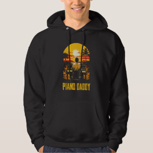 Klaviervater Klaviermann Pianist Keyboards Musiker Hoodie