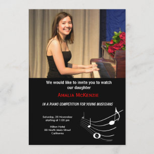 Klavierwettbewerb Einladung
