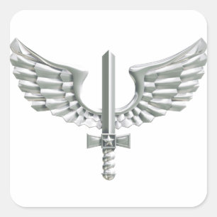 Klebe Brasilianische Luftwaffe - Beispielhafte 2 Quadratischer Aufkleber