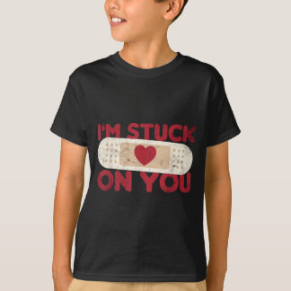 Klebe drauf - Lustiger Spruch über Klebepflaster f T-Shirt