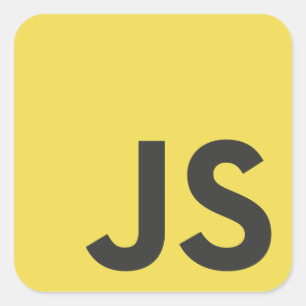 Klebe Javascript Quadratischer Aufkleber