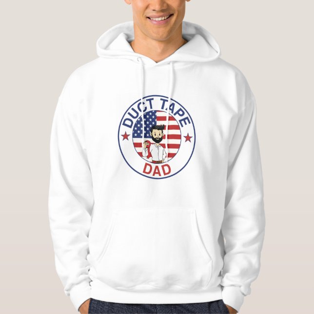 KlebeBand Papa - Kapuzenpullover Hoodie (Vorderseite)