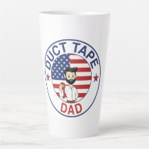 Klebeband-Vater - Latte-Tasse