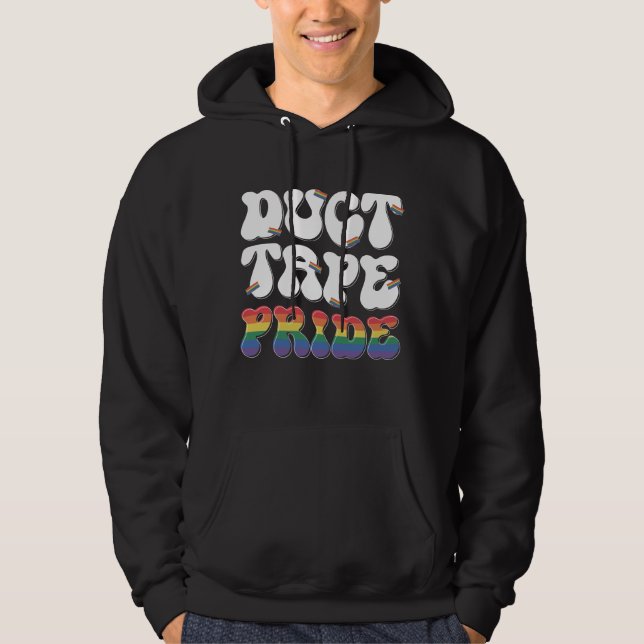 Klebefilm-Stolz - Kapuzenpullover Hoodie (Vorderseite)
