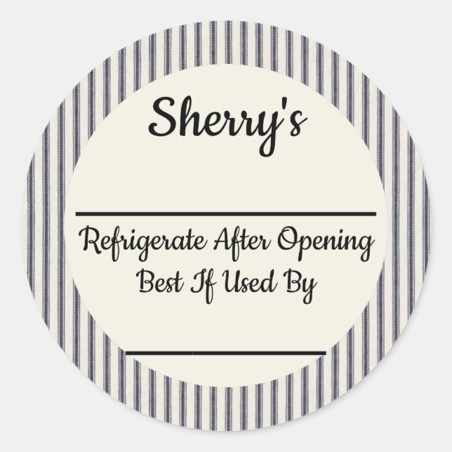 Kleben von Stripes für das benutzerdefinierte Dosi Runder Aufkleber (Vorderseite)