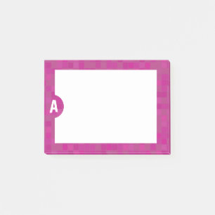 Klebezettel für ihre personalisierte Initiale Post-it Klebezettel