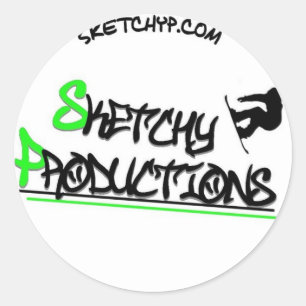 klebrig runder aufkleber