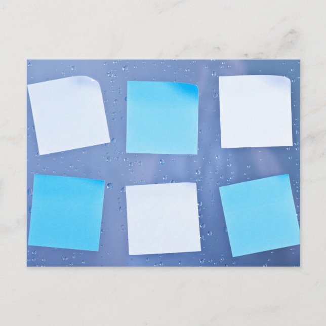 Klebrige Notizen im Badezimmer (Vorderseite)