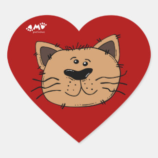 Klebstoff Herz-Aufkleber