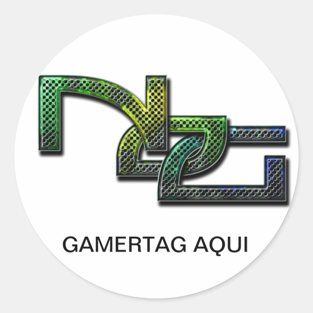 Klebstoff NoG Runder Aufkleber (Vorderseite)