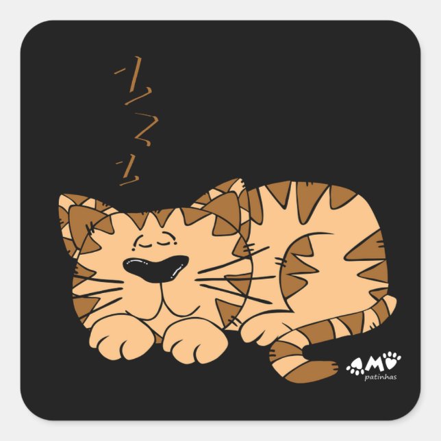 Klebstoff Quadratischer Aufkleber (Vorderseite)