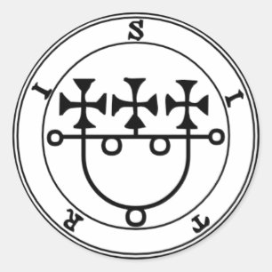 Klebstoff Sitri Goétia Runder Aufkleber