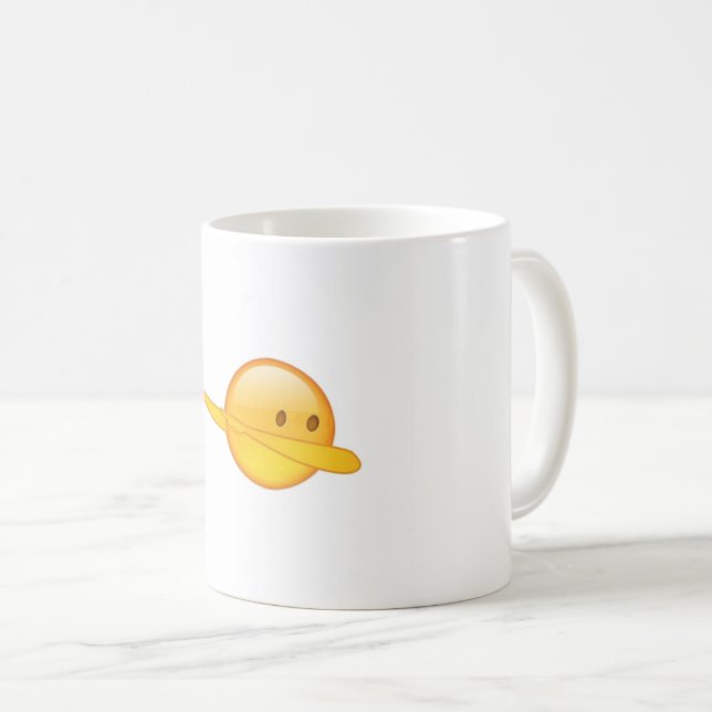 Klecks Emoji Kaffee-Tasse Tasse (VorderseiteRechts)