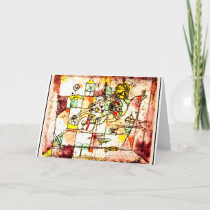 Klee - 203 Moribundus, abstrakte Kunst Karte