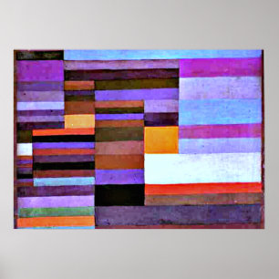 Klee - Abend Feuer, 1929 Poster