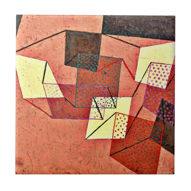 Klee - abgespeckte Flächen (1930) Fliese (Vorderseite)