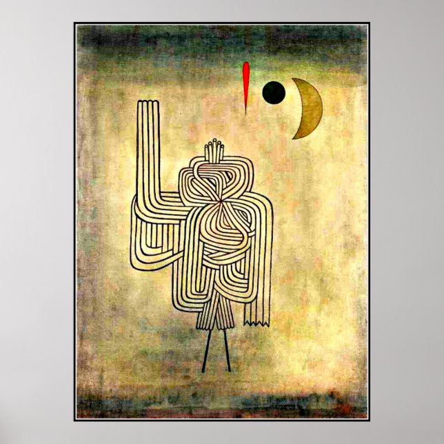 Klee - Abreise des Geistes Poster (Vorne)