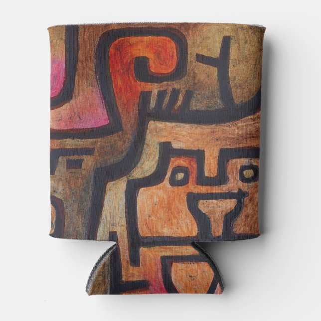 Klee Abstrakt Forest Expressionist Modern Art Dosenkühler (Vorderseite)