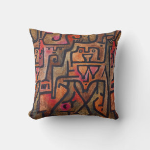 Klee Abstrakt Forest Expressionist Modern Art Kissen