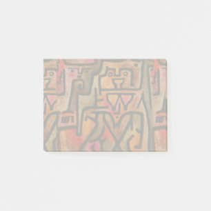 Klee Abstrakt Forest Expressionist Modern Art Post-it Klebezettel