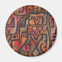 Klee Abstrakt Red Abstrakt Expressionist Nature