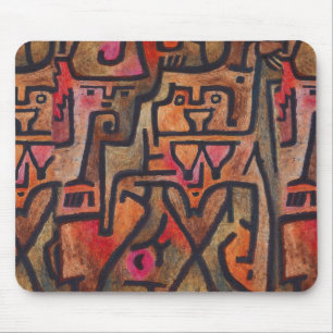 Klee Abstrakt Red Abstrakt Expressionist Nature Mousepad