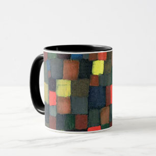 Klee - Abstrakte Farbharmonie mit Quadraten Tasse