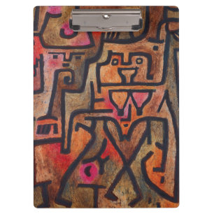 Klee Abstrakter Wald Expressionist Moderne Kunst Klemmbrett