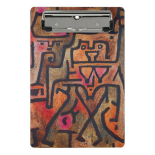 Klee Abstrakter Wald Expressionist Moderne Kunst Mini Klemmbrett