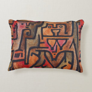 Klee Abstrakter Wald Expressionist Moderne Kunst Zierkissen
