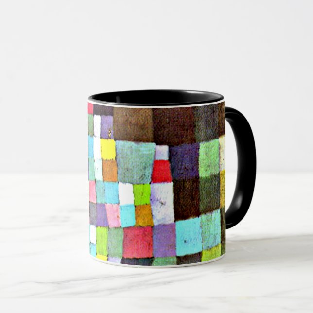 Klee - Abstraktion mit Verweis... Tasse (VorderseiteRechts)
