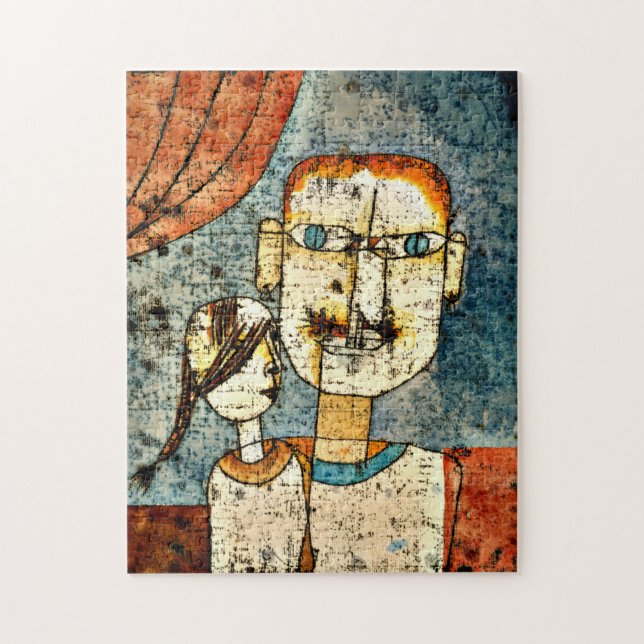 Klee - Adam und kleine Eva Puzzle (Vertikal)