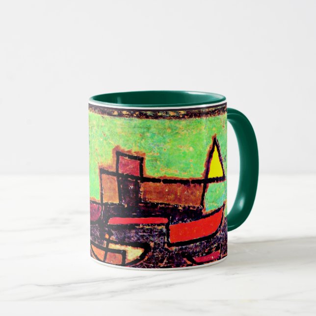 Klee - Afbahrender Dampfer Tasse (VorderseiteRechts)